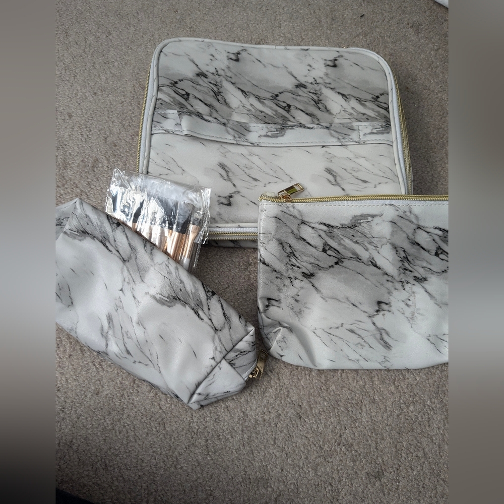 Makeup Bag & Brush set